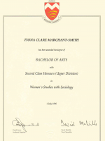 Bachelor of Arts Degree in Women’s Studies with Sociology